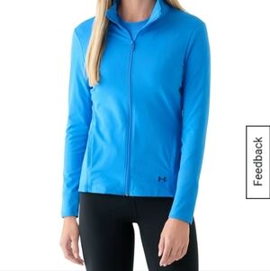 Under Armour Women's Bright Blue Full-Zip Motion Jacket